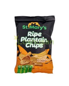 ST MARYS RIPE PLANTAIN CHIPS NAT SWT 40g