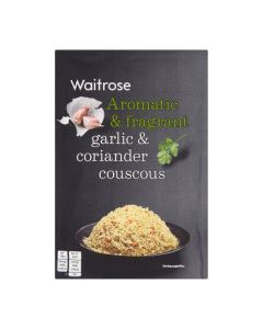 WAITROSE COUSCOUS GARLIC CORIANDER 110g