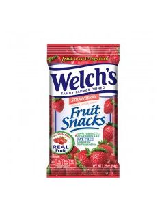 WELCHS FRUIT SNACK STRAWBERRY 2.25oz