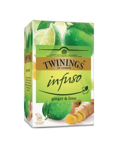 TWININGS TEA GINGER & LIME 20s