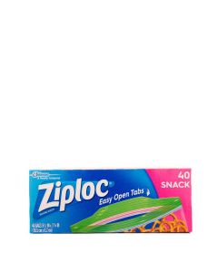 ZIPLOC SNACK BAGS 40s