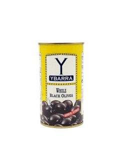 YBARRA OLIVES BLACK WHOLE 350g