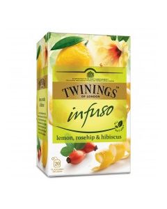 TWININGS TEA LEMON ROSEHIP HIBISCUS 20s