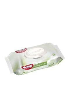 HUGGIES WIPES NAT CARE FF REF SOFT 56s