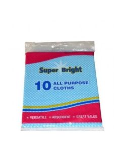 SUPER BRIGHT CLOTHS ALL PURPOSE 10s