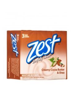 ZEST BAR SOAP COCOA BUTTER SHEA 3x4oz