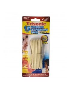 TRISONIC MODULAR EXT CORD IVORY 15ft