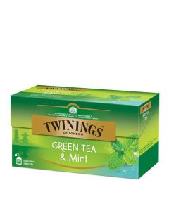 TWININGS TEA GREEN & MINT 25s